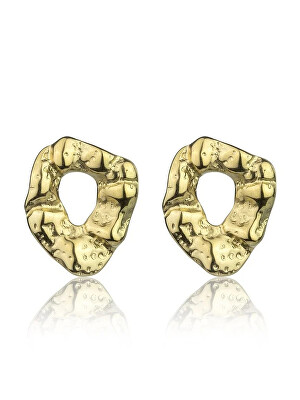 Marc Malone - Designové pozlacené náušnice Haisley Gold Earrings MCE24014G