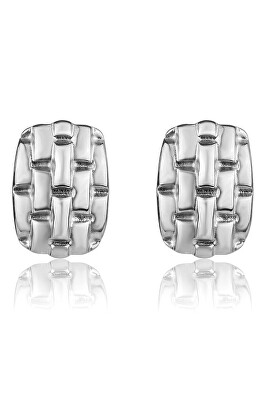 Marc Malone - Extravagantní ocelové náušnice Cassidy Silver Earrings MCE24007S