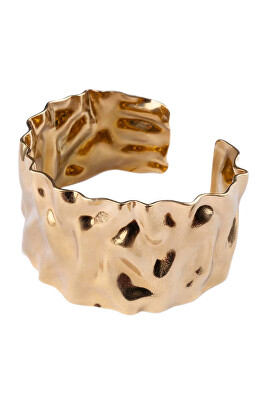 Marc Malone - Masivní otevřený náramek Gleam Gold MCB250337G