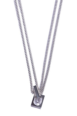 Marc Malone - Moderní dvojitý náhrdelník pro muže MCGN5056S