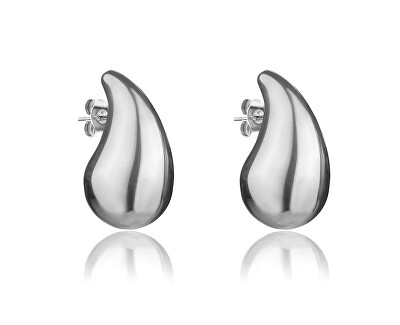 Marc Malone - Nadčasové ocelové náušnice Tear Drop MCE24033S