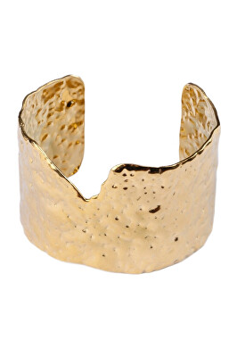 Marc Malone - Nepřehlédnutelný otevřený náramek Lustre Gold MCB250339G