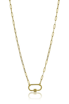 Marc Malone - Originální pozlacený náhrdelník Hailey Gold Necklace MCN23016G