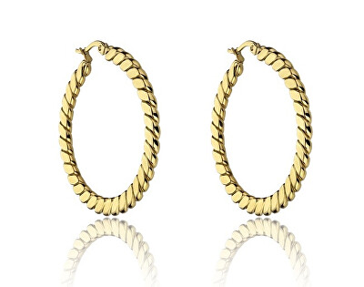 Marc Malone - Pozlacené kruhy Hannah Gold Earrings MCE23016G