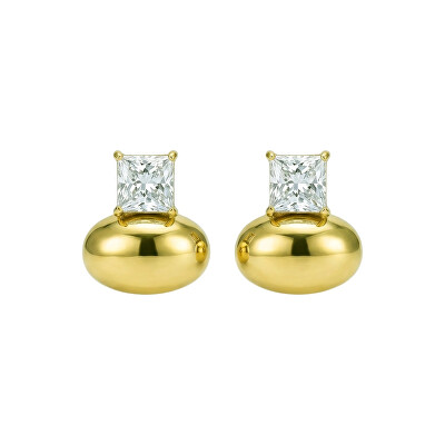 Marc Malone - Cercei moderni placați cu aur Promise Earrings MCE260684G