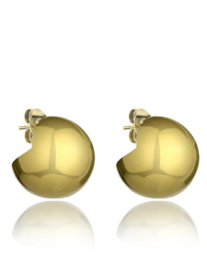 Marc Malone - Pozlacené ocelové náušnice Carter Gold Earrings MCE24036G