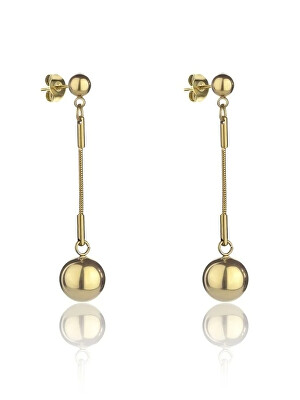 Marc Malone - Pozlacené visací náušnice Amanda Gold Earrings MCE24002G