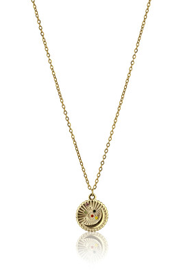 Marc Malone - Pozlacený dámský náhrdelník s krystaly Aubrey MCN23004G