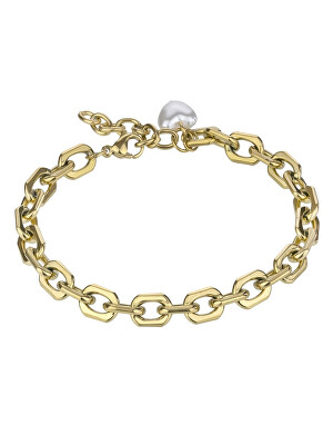 Marc Malone - Pozlacený náramek s perličkou Hattie Gold Bracelet MCB24016G