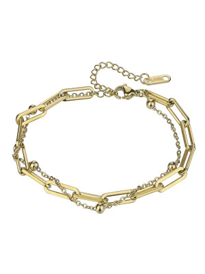 Marc Malone - Dvojitý řetízkový náramek Holly Gold Bracelet MCB24021G