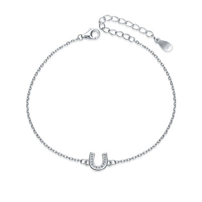 MOISS - Jemný stříbrný náramek pro štěstí Podkova B0000471