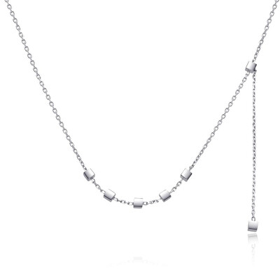 MOISS - Minimalistický stříbrný náhrdelník pro ženy N0000871