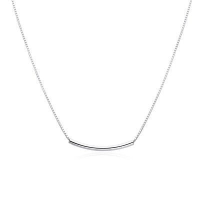 MOISS - Minimalistický stříbrný náhrdelník pro ženy N0001146