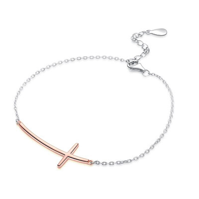 MOISS - Módní bicolor náramek Křízek B0000437