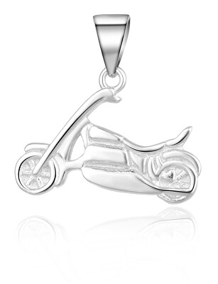 MOISS - Nadčasový stříbrný přívěsek Motocykl P0000796