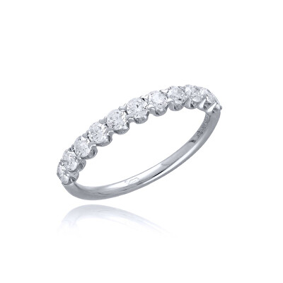 MOISS - Okouzlující diamantový prsten z bílého zlata RAL00142-P