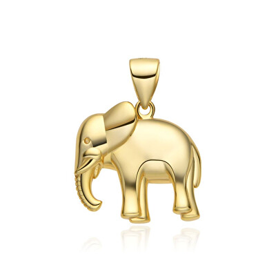 MOISS - Pozlacený přívěsek ze stříbra Slon P0001983
