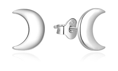 MOISS - Slušivé stříbrné náušnice Měsíc E0002339