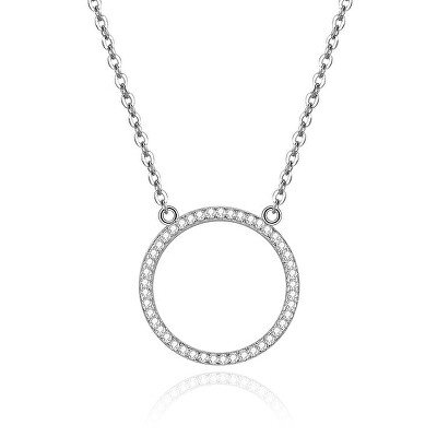 MOISS - Stylový stříbrný náhrdelník se zirkony N0000596