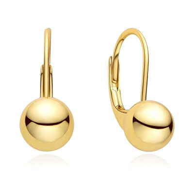 MOISS - Visací pozlacené náušnice E0004572