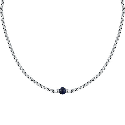 Morellato - Ocelový náhrdelník s Lapis Lazuli Pietre S1745