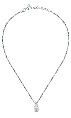 Morellato - Nadčasový dámský náhrdelník s krystaly Tear Drop Design SAYP04