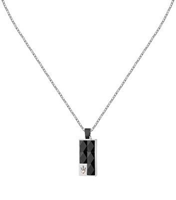 Maserati - Fashion pánský ocelový náhrdelník Ceramic JM423ATZ27