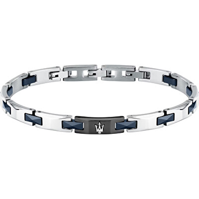 Maserati - Stylový pánský náramek z oceli Ceramic JM424ATZ52