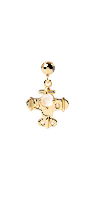 PDPAOLA - Hravý pozlacený přívěsek se zirkony PLANE Charms CH01-022-U