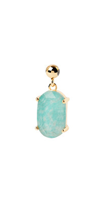 PDPAOLA - Krásný pozlacený přívěsek s amazonitem SERENITY Charms CH01-016-U