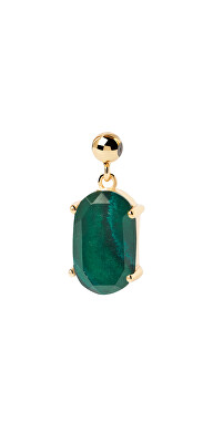 PDPAOLA - Moderní pozlacený přívěsek s malachitem TRANSFORMATION Charms CH01-013-U