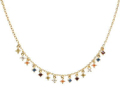 PDPAOLA - Něžný pozlacený náhrdelník s přívěsky WILLOW Gold CO01-192-U