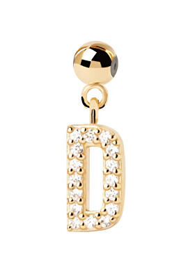 PDPAOLA - Pozlacený přívěsek "D" Charms CH01-053-U