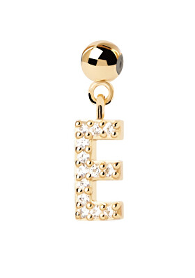 PDPAOLA - Pozlacený přívěsek "E" Charms CH01-054-U