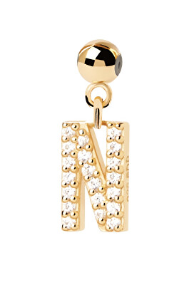 PDPAOLA - Pozlacený přívěsek "N" Charms CH01-063-U
