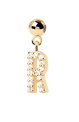 PDPAOLA - Pozlacený přívěsek "R" Charms CH01-067-U
