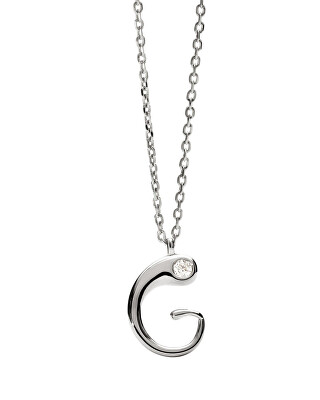 PDPAOLA - Strieborný náhrdelník písmeno "G" Initial CO02-B80-U (retiazka, prívesok)