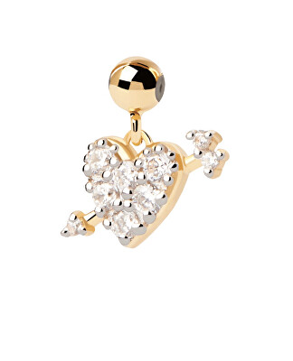 PDPAOLA - Třpytivý pozlacený přívěsek Mon Amour Charms CH01-090-U