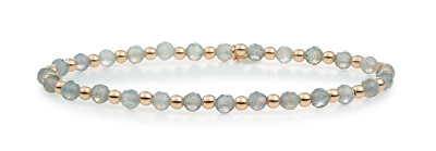 Sparkling Jewels - Korálkový náramek s labradoritem SBG-GEM18-3MM-MIX