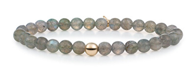 Sparkling Jewels - Korálkový náramok s labradoritom SBG-GEM18-ADD-6MM