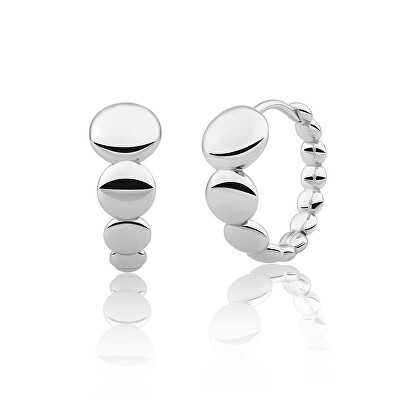Sparkling Jewels - Originální stříbrné kruhy EAS33