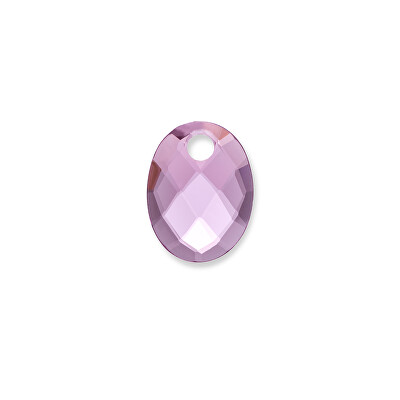 Sparkling Jewels - Oválný přívěsek z fialového růženínu PENGEM59-MO