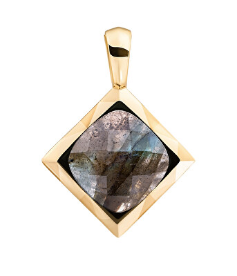 Sparkling Jewels - Pozlacený přívěsek s labradoritem SPG32-G18