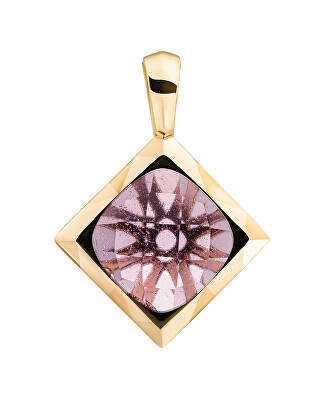 Sparkling Jewels - Pozlacený přívěsek s růženínem SPG32-G59