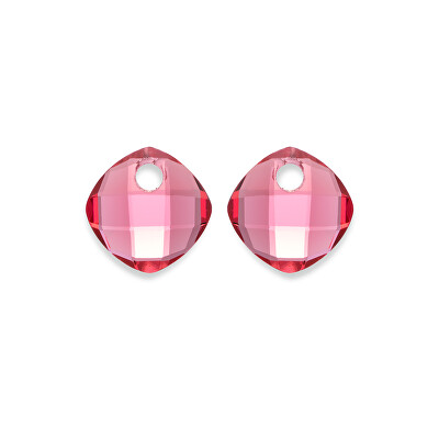 Sparkling Jewels - Přívěsky na náušnice z fuchsiového křemene EAGEM51-CC