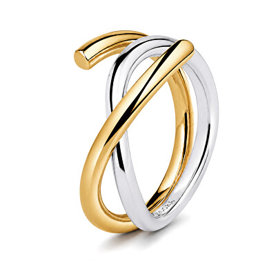 Pandora - Dvojitý bicolor prsten Shine Essence 163889C00