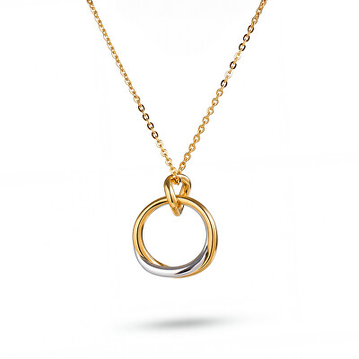 Pandora - Elegantní bicolor náhrdelník Shine Essence 363882C00
