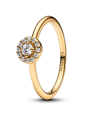 Pandora - Elegantní pozlacený prsten se zirkony Shine 163554C01