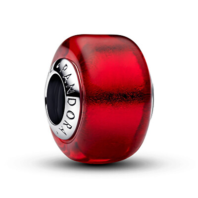 Pandora - Krásný korálek z červeného muranského skla Moments 794425C00