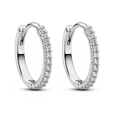 Pandora - Cercei rotunzi cu zirconii Timeless 294649C01